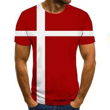 2021 karšto pardavimo vyriški Naujas Vasaros marškinėliai Su apvalia Kaklo trumpomis Rankovėmis 3D Atspausdintas Top aukštos kokybės - 