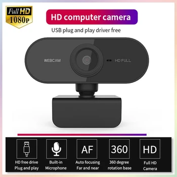 Kamera 1080P web kamera su mikrofonu Interneto USB Kamera Full HD 1080P Kamera webcam PC kompiuteris Live 