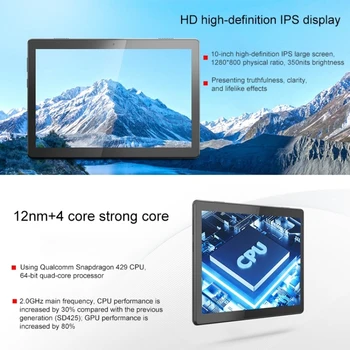 Originalus Lenovo Tab M10 HD TB-X505N 4G LTE 10.1 colių 3GB+32GB Veido Atpažinimo Qualcomm Snapdragon 429 Quad-core 2.0 GHz - 