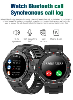 CZJW naujas Smart laikrodžiai vyrams Užsakymą žiūrėti veidą, ilgas budėjimo laikas 1.28 colių full circle touch Fitness Tracker Sporto Riešo Žiūrėti - 