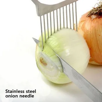 Svogūnų Cutter Svogūnai Šakutės 2020 Naujas Virtuvės Dalykėlių Svogūnai Slicer Pomidorų Daržovių Saugus Šakutės Daržovių Pjaustyklės, Pjovimo Įrankiai - 