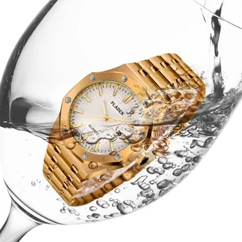 PLADEN Vyrai Laikrodžiai Top Brand Prabanga Aukso Kalendoriaus Originalus Vandeniui 22mm Watchband Kvarco Relojes Nuolaidos Ir Greitas Pristatymas - 