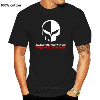 Corvette Racinger T Shirt Mens Tee Black Dydis S - 3xl Mados Dovanų Naują Iš JAV Tees Prekės ženklo Drabužių Juokingi Marškinėliai Tee Viršų - 