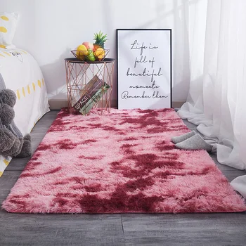 Šiaurės pūkuotas kilimas, kilimai, miegamojo/gyvenamasis kambarys stačiakampio dydį, pliušinis anti-slip minkštus balta rožinė raudona 7 spalvų - 