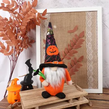 Helovinas Beveidis Gnome Lėlės Helovinas Moliūgų Kabinti Ornamentu Lėlės Apdailos Helovinas Šalis Dekoro Dovanos - 