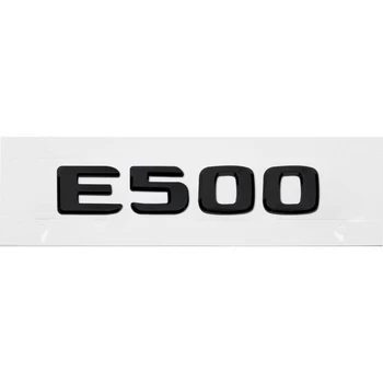 ABS Matt Black E350 E350L E500 Automobilių šildomos Galinės Ženklelis Emblema Lipdukas Mercedes-Benz W114 W115 W123 W124 W210 W211 W212 W213 - 