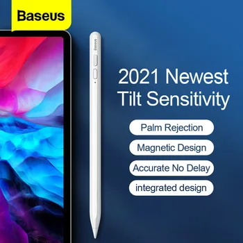 Baseus Stylus Pen For iPad Pro 12.9 11 Oro Mini 2020 2021 Tablet Jutiklinio Ekrano Rašikliu, Pieštuku 