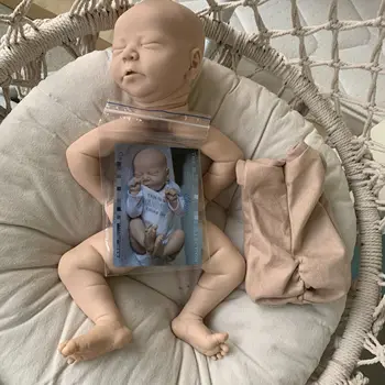 NPK 21inch Lėlės Reborn Rinkinio Populiarus Limited Edition Chase miega kūdikis nebaigtų lėlės dalys - 