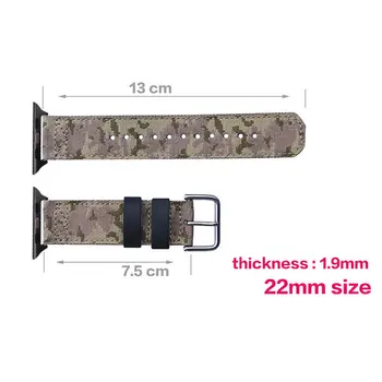Camoufla Nailono Watchband Apple Watch Band Serijos 5/4/3/2/1 Sporto Apyrankę 42mm 44mm 38mm 40mm Dirželis iwatch Grupė - 