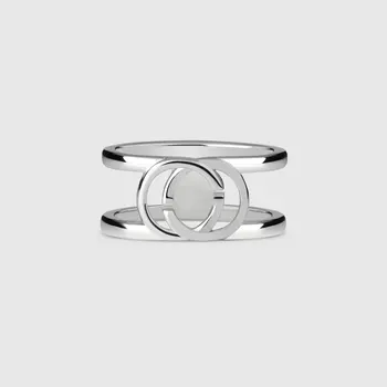 Valentino Dieną serijos S925 sidabro prabangos paprastas žiedas, moterų papuošalai žiedas - 