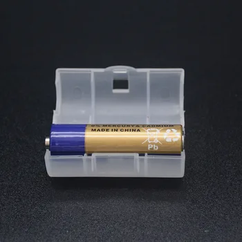 Plastikiniai AA, C Baterija, Adapteris, Laikiklis Atveju Konverteris Switcher LR06 AA, C LR14 Dydis Praktiškai Baterijos Laikymo Dėžutė 1/2/5vnt - 