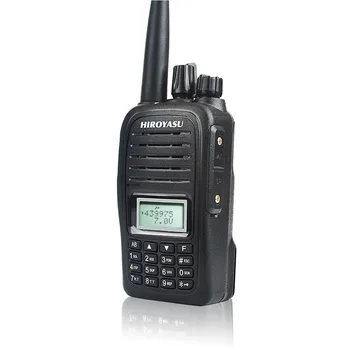 Atsparus vandeniui walkie talkie VOX dviejų dažnių VHF 136-174MHz & UHF 400-520MHz Scrambler 