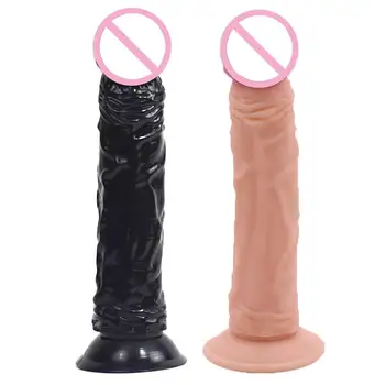 Realus Didelis Dildo Moterų Reguliuojamas Kelnės su Varpos Siurbimo Taurės Sekso Žaislai Dirbtinį Falą Dirželis Ant Dildo Masturbator - 