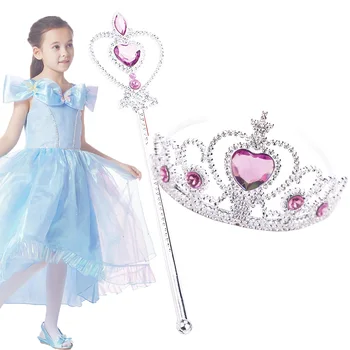 2021 M. Nauja Baby Girl Šukuosena Princess Crown Lazdelė Cosplay Kostiumų Aksesuaras Šukuosena Spalvotų Neprivaloma Mergaitę Karšto Pardavimo - 