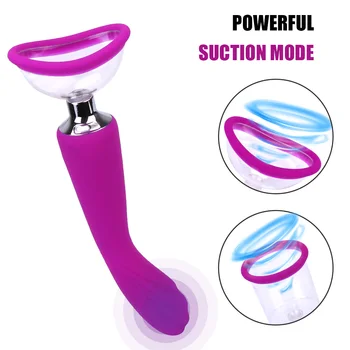 Spenelių Gyvis Klitorio Stimuliacija Masturbator Erotiniai Žaislai Moters Klitorio ir G-Spot Siurblys Super Galingas Čiulpti Makšties Vibratorius - 