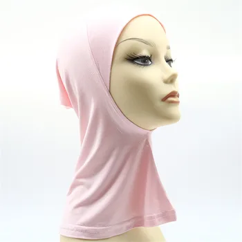Kietojo Moterų Muslino Hijab Jersey Galvos Skara Apvyniokite Paprastą Pagal Šalikai Muslimah Turbaną C ap Kepuraitė Plaukų Priežiūros Skrybėlę galvos Apdangalai Dangtis - 