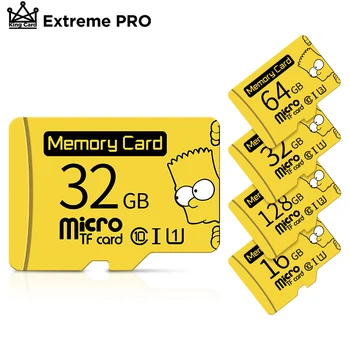 Realių Talpos Micro SD Kortelė 4GB 8GB 16GB 32GB 64GB 128GB Didelės spartos 10 Klasė Mini SD Kortele Atminties SD Kortelės, 
