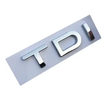 10PCSX3D Plastiko chromuotas TDI Automobilių Lipdukas Logotipas Ženklelis Embleme Emblema Logotipas - 