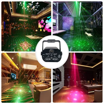 Mini LED Šalies Žibintai USB DJ Disco šviesos, 60 Modeliai Spalvinga Apšvietimo Efektas Laserlight Projektorių Pardavimas, Vestuvių Gimtadienis - 