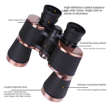 20X50 Vario HD Didelės Galios Lauko Suaugusiųjų Žiūronai Zoom Professional daug įvairių Kempingas Medžioklės Spotting scope - 