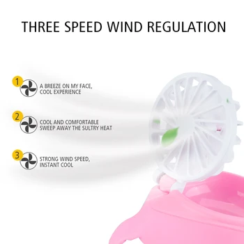 Nešiojamosios Rankinės Vasaros Ventiliatorius Reguliuojamas Mini Riešo Aušintuvas Žiūrėti 3 Vėjo Greitis, Mini Stalas Įkrovimo Ramioje Lauko Biuras - 