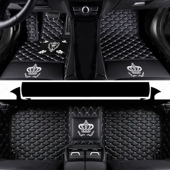 Aukštos kokybės juodos spalvos automobilio grindų kilimėliai, lexus lx470 rx350 gx470 rx ls430 gx460 ct200h es350 is300h nx300h kilimėlių, kilimų priedai - 