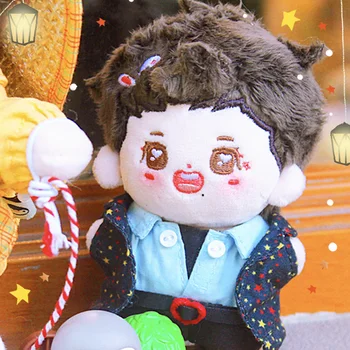 Anime Neprijaukintas Xiao Zhan Trumpas Mažas Pliušinis Lėlės Pagalvę Mielas Pakeisti Drabužiai, Žaislai, Pagalvėlės Animacinių filmų Kalėdų Dovanos 10cm - 