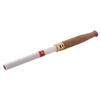 Natūralaus Medžio Vamzdis Dūmų Dvigubo Filtro Cigarečių Savininko Vamzdžiai, Medinės Modelius Rūkymo Reikmenys pypkių Rūkymas Cigarečių turėtojas - 