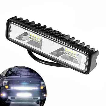 Automobilio LED Šviesos Juosta Worklight 18W Offroad Darbo Lemputė 12V Šviesos Interjero LED 16 