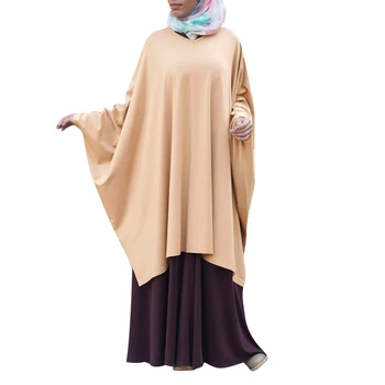 Niqab Ramadanas Burka Musulmonų Ilgai Khimar Viršūnes Moterų Maldos Garmenr Arabų Orinės Jilbab Islamo Drabužių Abaja Kaftan Jurken 1pcs - 