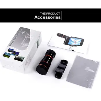 Artinimo telefono objektyvą Monokuliariniai Mobiliojo Telefono vaizdo kameros Lęšis iPhone Samsung 