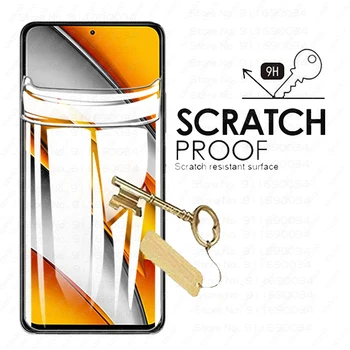 Visą Lenktas Apsaugos Minkštas Hidrogelio Filmas apie Xiaomi Mi Poco F3 X3 Pro X3Pro X 3 Nfc M3 Pocophone Pocco Poko Screen Protector - 