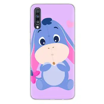 Kūdikių Eeyore Donkey Bamperis Telefono dėklas Samsung Galaxy A51 A71 A50 A70 A20 A30 A40 A10 A20E J4 J6 A6 A7 A8 A9 2018 Dangtis - 