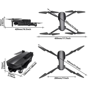 SG908 3 Krypties Gimbal Drone Su 4K Kamera, Aukštos raiškos 5G GPS WIFI FPV Brushless Variklio Profesinės RC Quadcopter - 