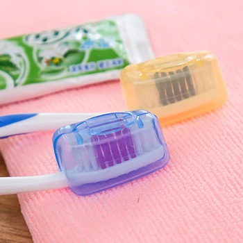 5vnt Nešiojamų Kelionių dantų šepetėlį Galvos Laikiklis Padengti Plauti Germproof Teptuku Bžūp Apsaugoti padengti Toothbrushe Dėžutę - 