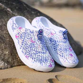 2020 Moterų Atsitiktinis Batų Kvėpuojantis Paplūdimio Sandalai Valentino Šlepetės Vasarą Užsivilkti Moterų Fifo Batų Namų Unisex Bateliai - 