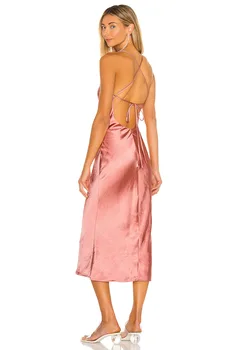 2021 Vasaros Naują Stilių Moterų Suknelė Seksualus Backless Elegantiškas Klubas Šalis Suknelė Suspender Suknelė - 
