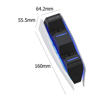 2021 Tinka PS5 belaidis valdiklis USB Tipo C dual greitai mokesčio Apmokestinimo bazę Sony PlayStation5 gamepad nauja - 