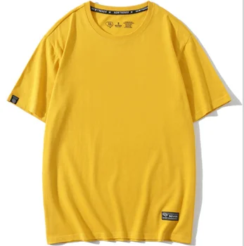 Apvalios kaklo marškinėliai banga prekės ženklą per trumpas rankovėmis kompaktiškas siro verpimo Modelis 6183 - 