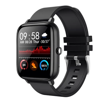 Smart Watch Vyrai Moterys P6 1.54 Colių atsparus Vandeniui Smart Laikrodis Fitness Tracker Visiškai Jutiklinis Ekranas Širdies ritmo Monitorius, Skirtų 