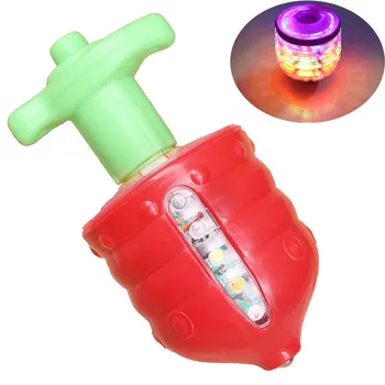 Elektros Giroskopas Lazerio Spalvą Flash LED Šviesos Žaislas Muzikos Gyro Peg-į Viršų Spinner Verpimo Klasikinis Žaislai Karšto Parduoti Vaikams Žaislas - 
