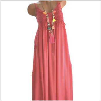 Karšto pardavimo karšto stiliaus sexy nėrinių susiuvimo vientisos spalvos vidutinio ilgio suspender suknelė 2021 - 