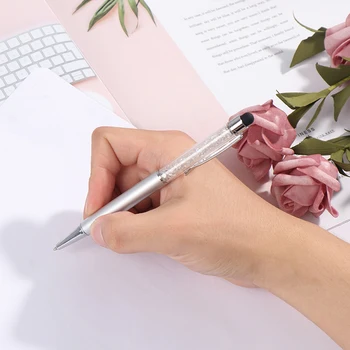 Crystal Tušinukas Touch Stylus Pen Rašyti Raštinės reikmenys biurų ir Mokyklų Pen - 
