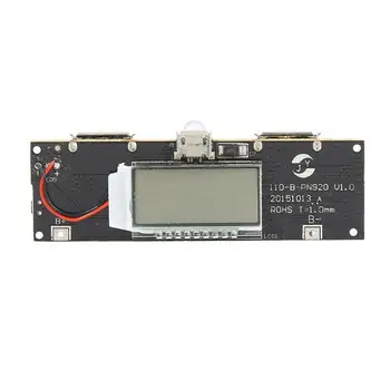 Dual USB LCD Ekranas Mobile Galia Banko 18650 Baterija, Kroviklio Modulis Valdybos 5V 1A ithium baterija valdybos gaubto plokštė - 