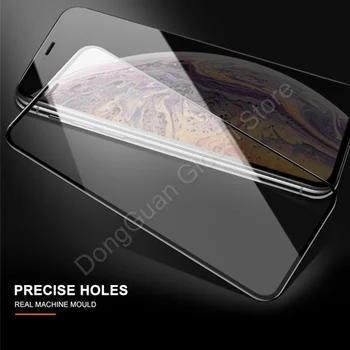9D 3Pcs Grūdintas Stiklas iPhone 11 12 Mini Pro Max Screen Protector, iPhone X Xr Xs Max 7 8 6S Plius SE2020 Visiškai Padengti Stiklo - 