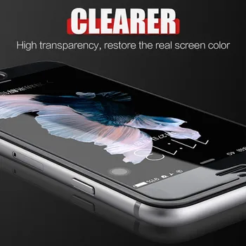 9H Apsauginis Stiklas iPhone 12 5.4 6.1 6.7 Screen Protector, iPhone, 11 Pro X XS XR 7 8 Plius Grūdinto Stiklo Plėvelė, Folija - 