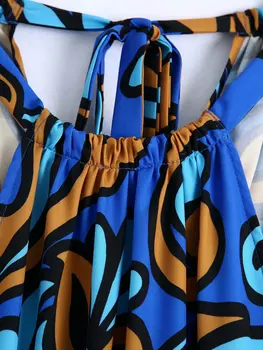 Naujas Prašmatnus Spausdinimo Ilgą Atostogų Moterų Suknelė 2021 M. Vasarą Harajuku Vakarų Stiliaus Moteriška Suknelė - 