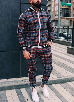 Nova calças esportivas masculinas + užtrauktukas jaqueta fitneso terno basculante atsitiktinis streetwear moda roupas masculinas 2021 - 