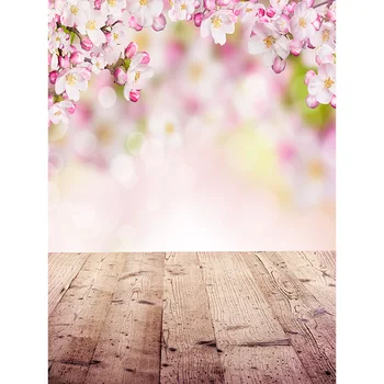 Vinilo Gėlių ir Medienos Lentos Fotografijos Backdrops medinių grindų Tekstūros Temą Fotografijos Fone 2010 m. 3 FMB-72 - 