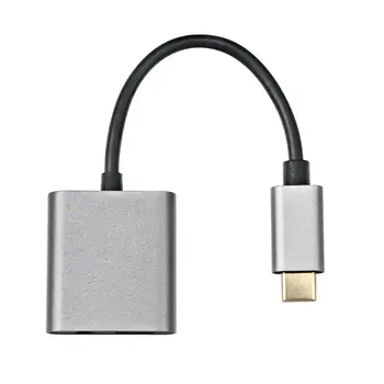 Tipas-C/USB-C Ausinių Adapteris Modelis c/USB c iki 3,5 mm Ausinių Aux Audio ir USB-C Maitinimo Pristatymo Įkroviklis Parama - 